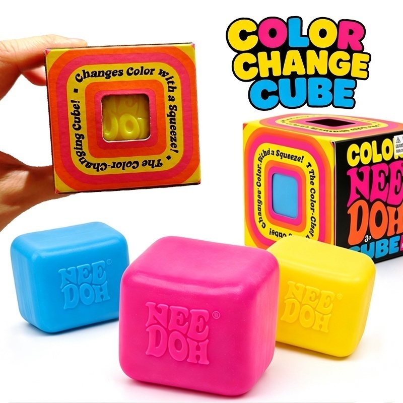Fidget Cube Original - Schylling Needoh Dough Filled Color Change