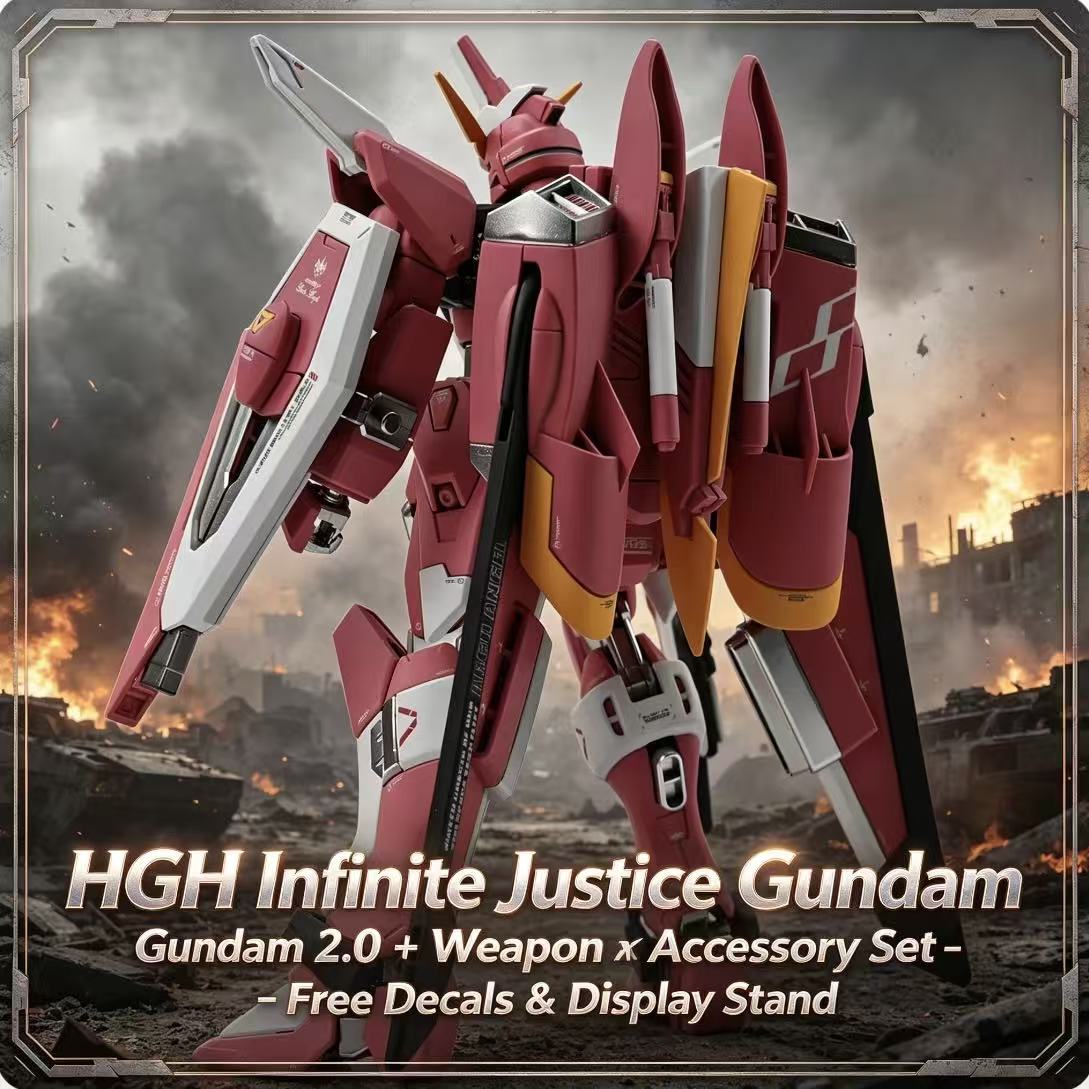 231 HG 1/144 Infinite Justice  - Bandai Model Gundam Hg review and price