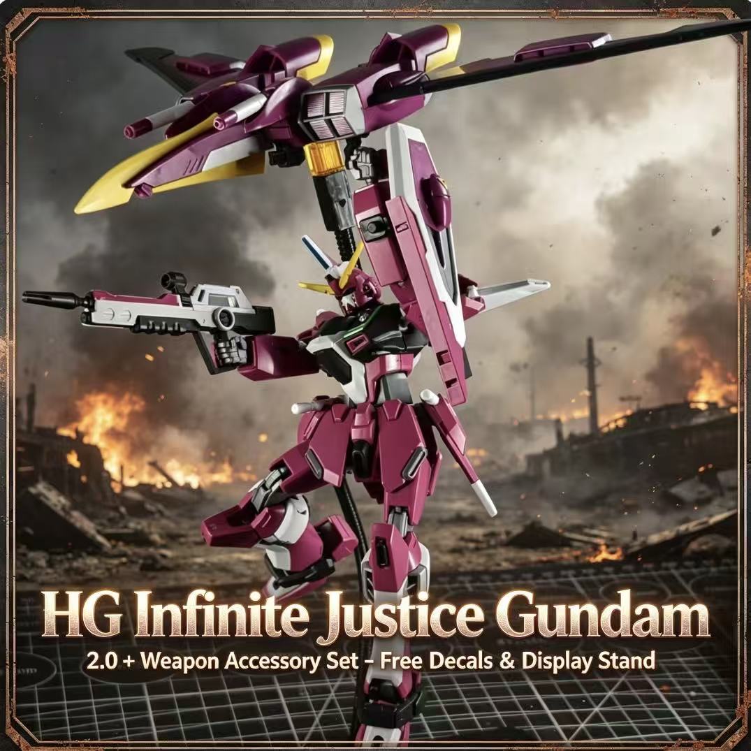 231 HG 1/144 Infinite Justice  - Bandai Model Gundam Hg review and price
