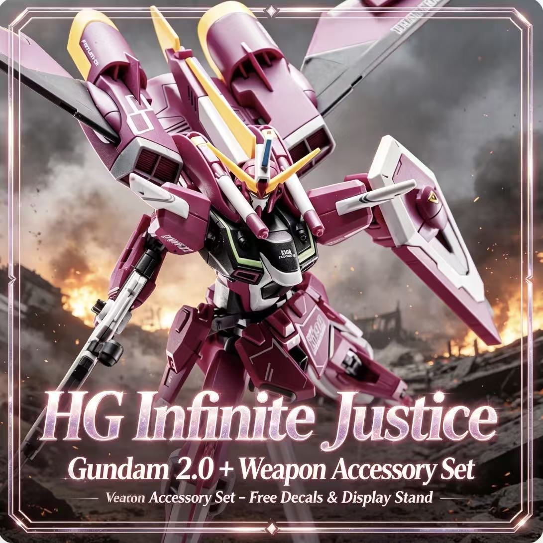 231 HG 1/144 Infinite Justice  - Bandai Model Gundam Hg review and price