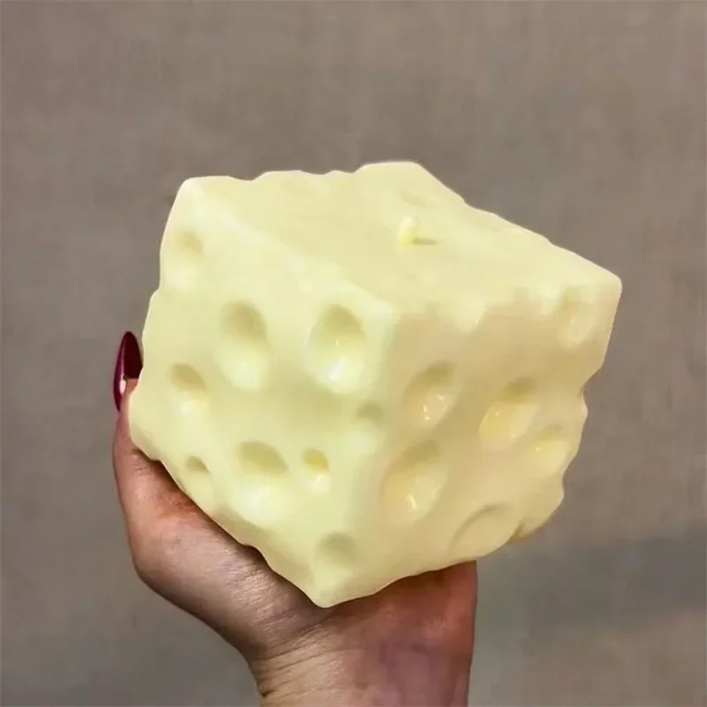 Cheese Cube Shapeable Squeeze  - Fidget Cube Original review and price