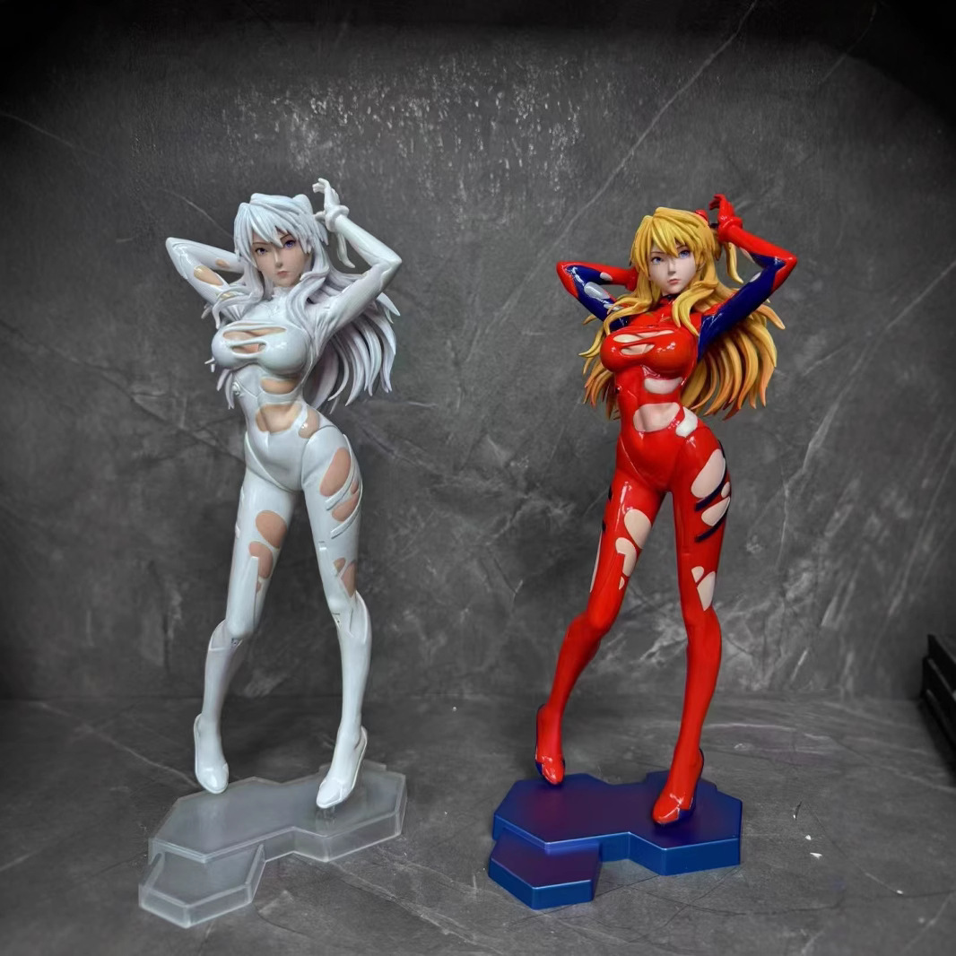 2 types Anime EVA Asuka Langle - Figma Stand Set review and price