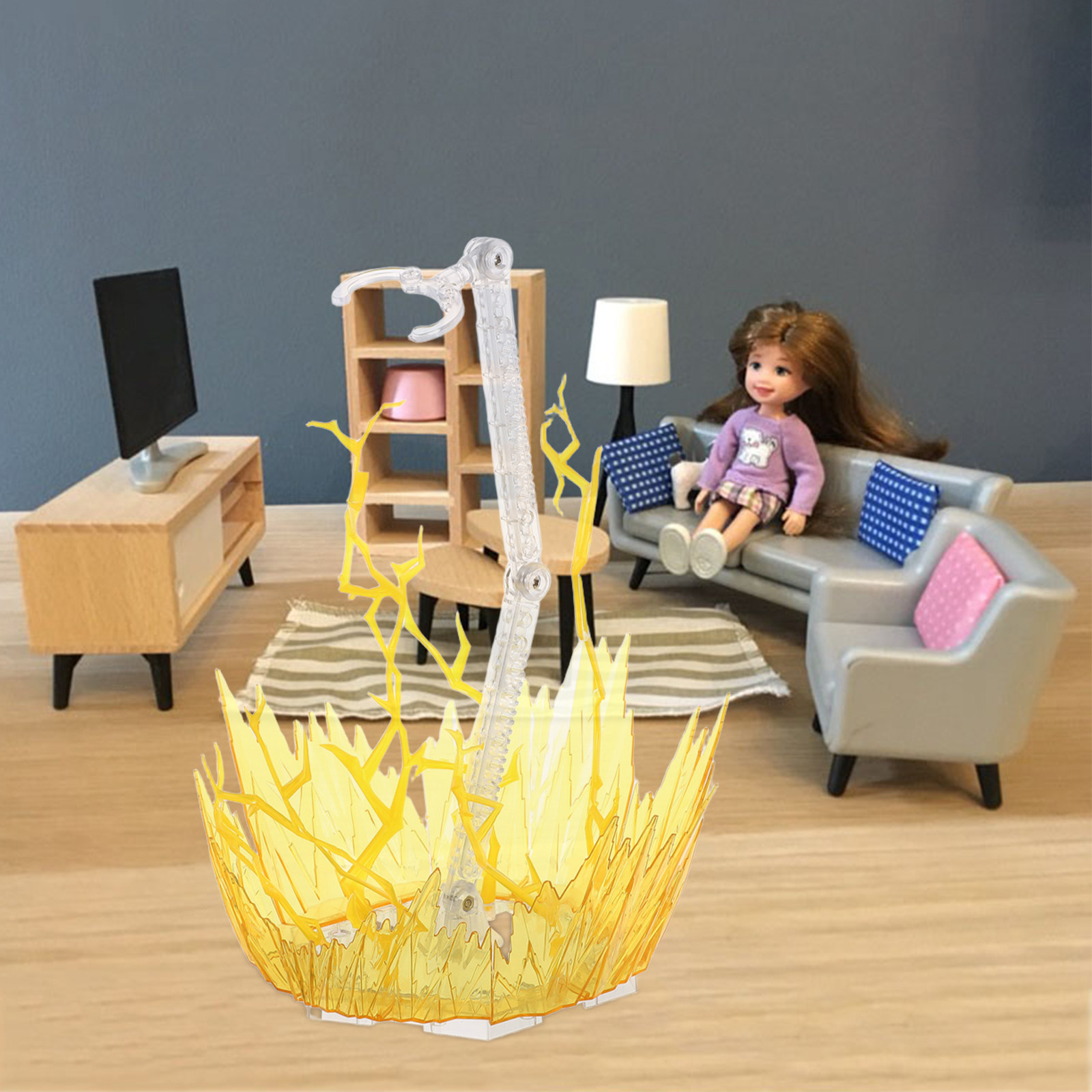 Adjustable Clear Acrylic Actio - Action Figure Stand review and price