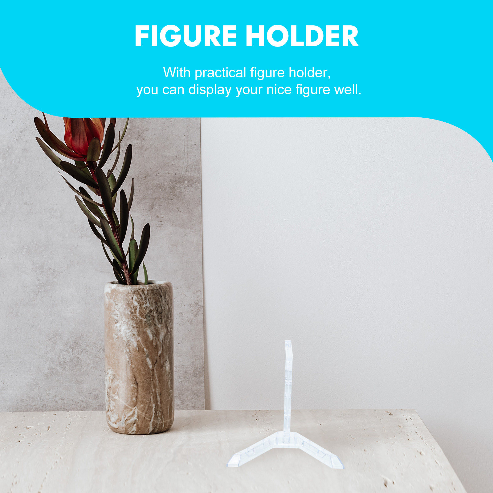 3pcs Durable Plastic Action Fi - Action Figure Stand review and price