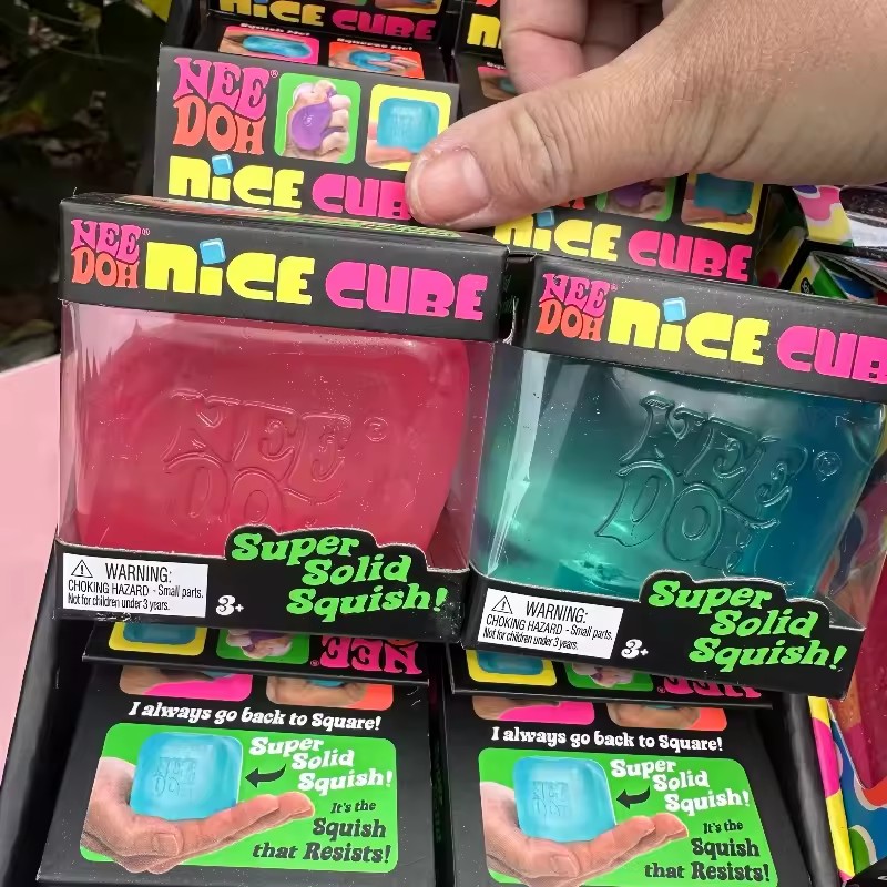 NeeDoh Nice Cube Squish Toy, S - Fidget Cube Original review and price