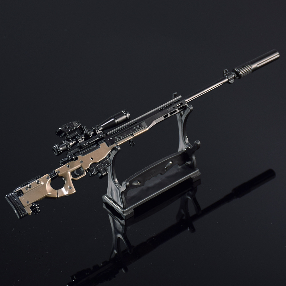 24cm Zinc Alloy AWM Sniper Rif - Action Figure Stand review and price