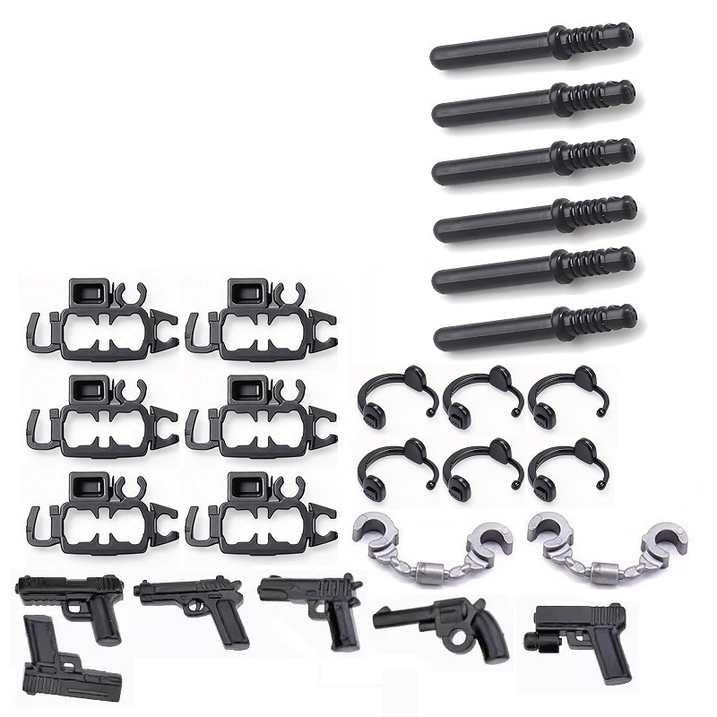 6PCS/SET US City Police Handcu - Lego Set Creator review and price