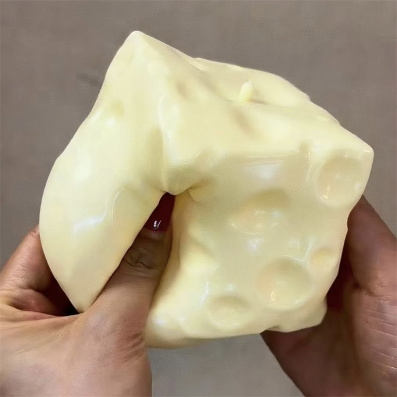 Jumbo Cheese Cube Stress Ball  - Fidget Cube Original review and price