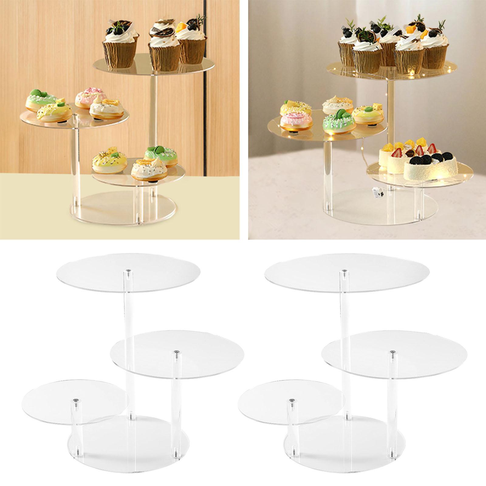 3 Tier Acrylic Cake Display St - Display Risers Set review and price